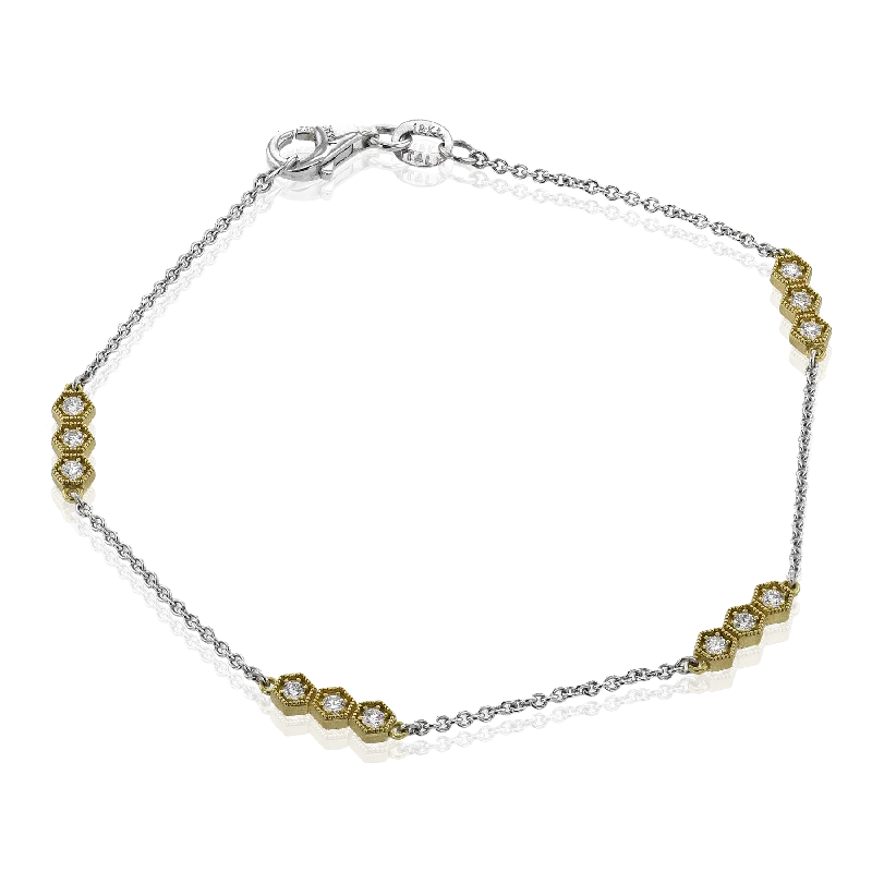 Ladies bracelets warrior shine -Bracelet in 18k Gold with Diamonds CB136