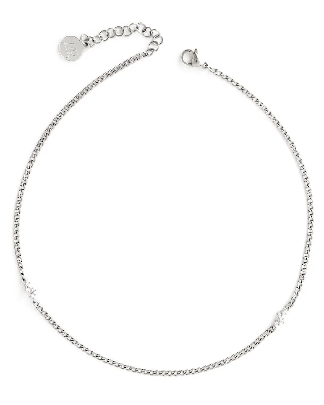 ladies necklaces discount-Strada Silver Necklace